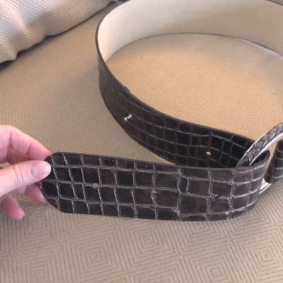 CHICO’S Crocodile Embossed Belt - Picture 8 of 13